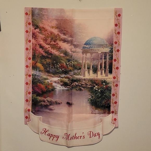 Thomas Kinkade Happy Mothers Day Flag